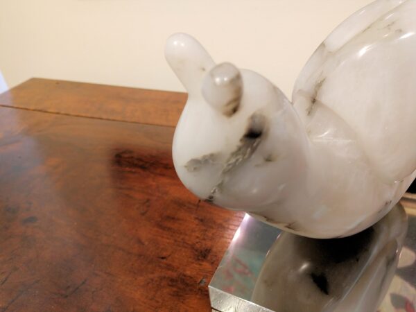 "Escargot" Sculpture in Marble by Madeleine Heumann (1933-2018) - Image 8