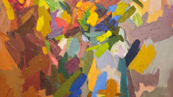 Eugenie Baizerman (1899 - 1949) “Abstract Still Life” Oil on Canvas - Image 9