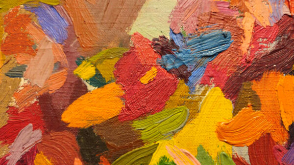 Eugenie Baizerman (1899 - 1949) “Abstract Still Life” Oil on Canvas - Image 13