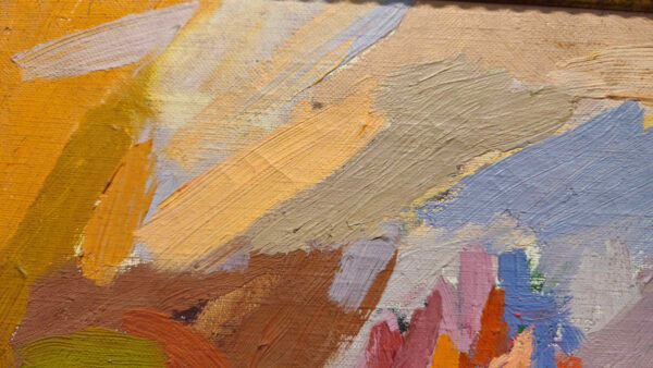 Eugenie Baizerman (1899 - 1949) “Abstract Still Life” Oil on Canvas - Image 15