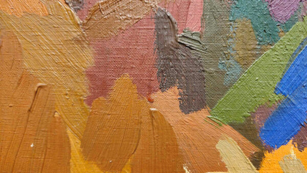 Eugenie Baizerman (1899 - 1949) “Abstract Still Life” Oil on Canvas - Image 16