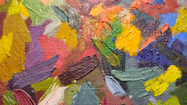 Eugenie Baizerman (1899 - 1949) “Abstract Still Life” Oil on Canvas - Image 17