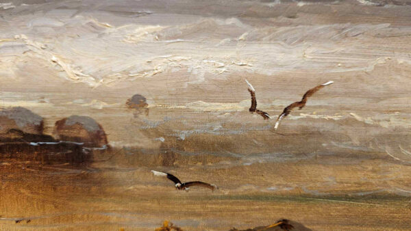 Franz Emil Krause (1836 - 1900)"Fisherman of Britenia" Oil on Canvas - Image 17