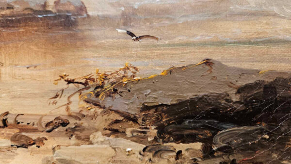 Franz Emil Krause (1836 - 1900)"Fisherman of Britenia" Oil on Canvas - Image 19