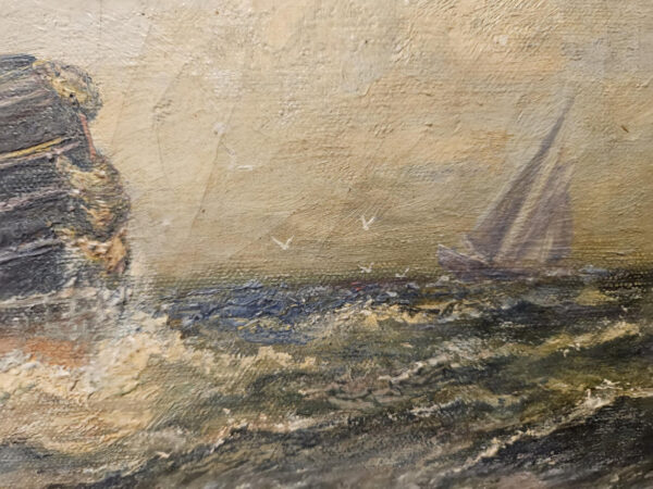 “Charles A. McCaffrey Tugboat 1917” by Frederick Leo Hunter (1862-1943) - Image 13