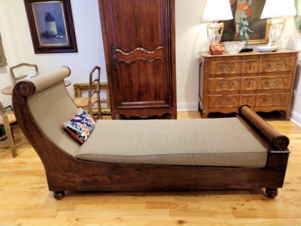 Period 19th Century French Empire Recamier Day Bed