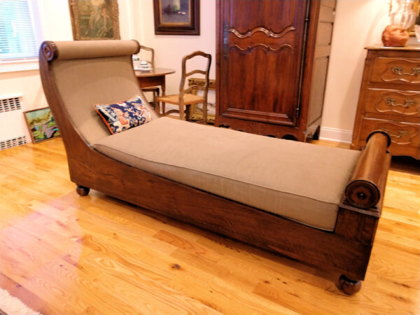 Period 19th Century French Empire Recamier Day Bed - Image 2