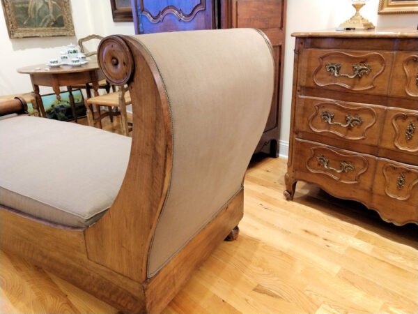 Period 19th Century French Empire Recamier Day Bed - Image 8