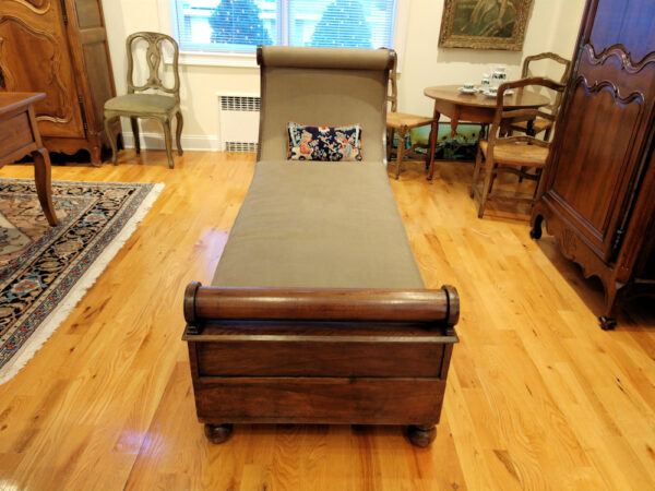 Period 19th Century French Empire Recamier Day Bed - Image 10