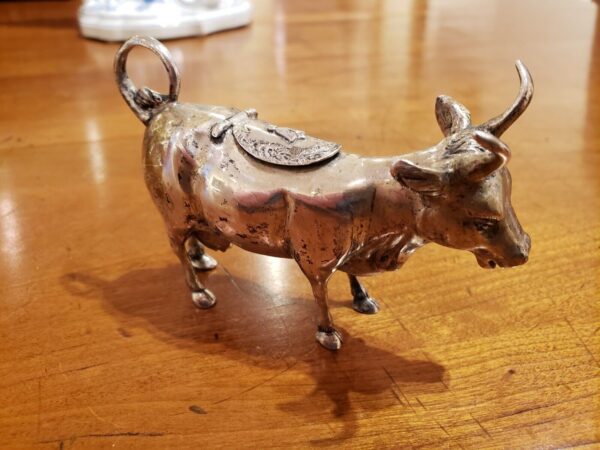 Late 19th Century Gebruder Dingeldein Hanau Sterling Silver Cow Creamer - Image 18