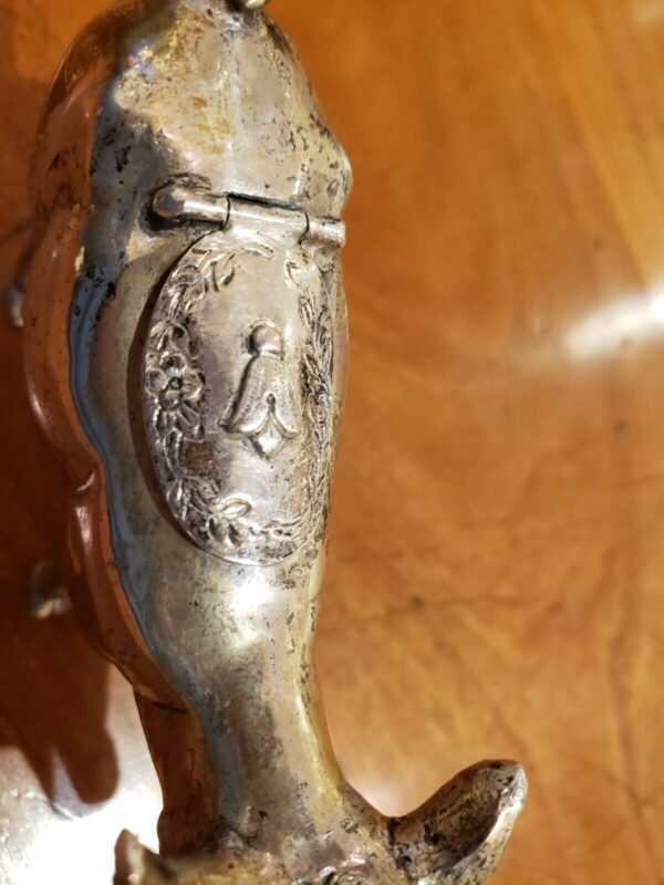 Late 19th Century Gebruder Dingeldein Hanau Sterling Silver Cow Creamer - Image 14