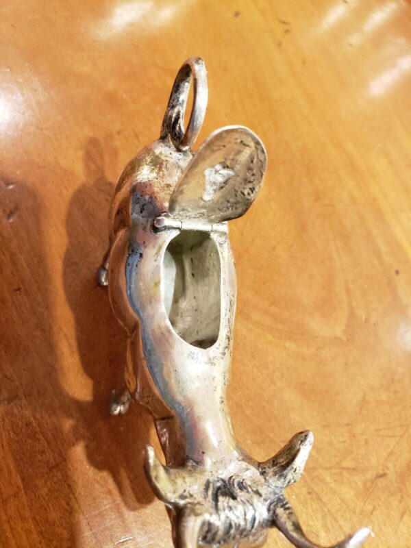 Late 19th Century Gebruder Dingeldein Hanau Sterling Silver Cow Creamer - Image 15