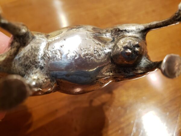 Late 19th Century Gebruder Dingeldein Hanau Sterling Silver Cow Creamer - Image 17