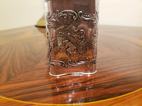 Late 19th Century Gebruder Dingeldein Hanau Sterling Silver Tea Caddy. - Image 11