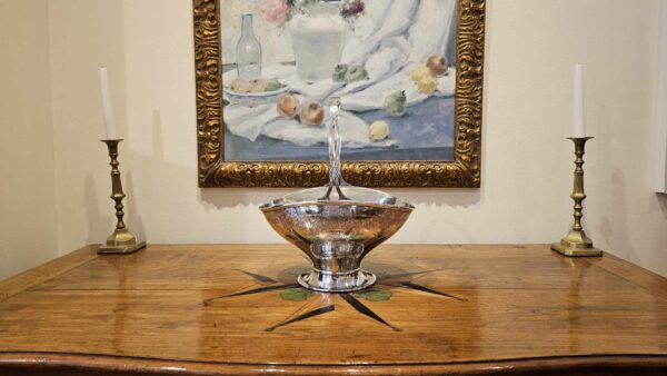 Gorham Whiting Sterling Silver Wedding Bouquet Basket Circa 1925
