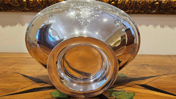 Gorham Whiting Sterling Silver Wedding Bouquet Basket Circa 1925 - Image 12