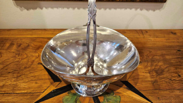 Gorham Whiting Sterling Silver Wedding Bouquet Basket Circa 1925 - Image 8