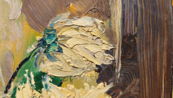 Grace Jorgensen (1997-1994) “Mid Century Bouquet” Oil on Board - Image 12
