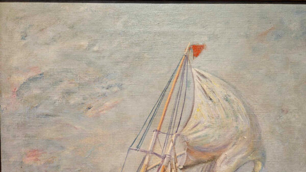 James Gale Tyler (1855-1931) "Sailing on the High Seas" Oil on Canvas - Image 6