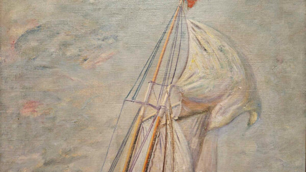 James Gale Tyler (1855-1931) "Sailing on the High Seas" Oil on Canvas - Image 7