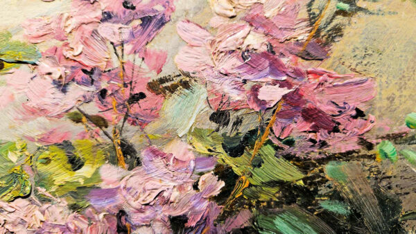 Janez Knez (1931-2011) Oil on Canvas “Flurs, Paris, 1960” - Image 11