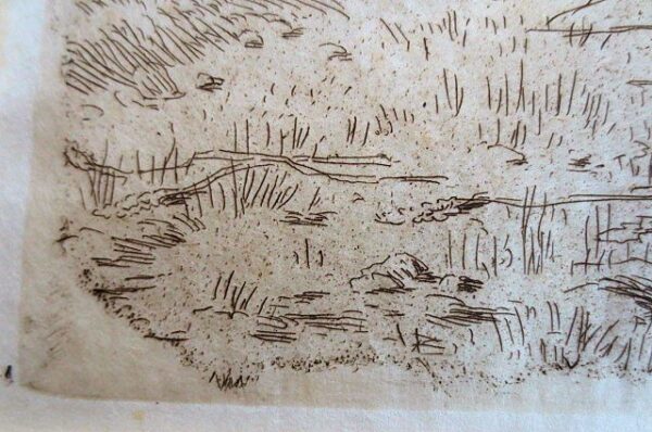 Etching LES GLANEUSES (The Gleaners) by Jean-Francois Millet (1814 - 1875) - Image 5