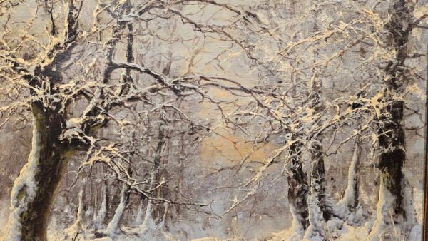 Laszlo Neogrady (1896 - 1962),"Paisaje Nevado", (Snowy Landscape) Oil on Canvas - Image 11