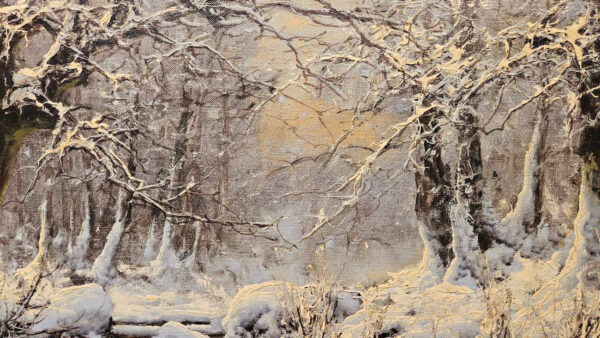 Laszlo Neogrady (1896 - 1962),"Paisaje Nevado", (Snowy Landscape) Oil on Canvas - Image 12