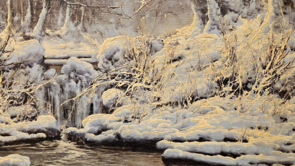 Laszlo Neogrady (1896 - 1962),"Paisaje Nevado", (Snowy Landscape) Oil on Canvas - Image 13