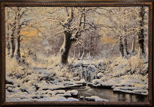 Laszlo Neogrady (1896 - 1962),"Paisaje Nevado", (Snowy Landscape) Oil on Canvas - Image 2