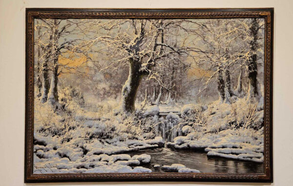 Laszlo Neogrady (1896 - 1962),"Paisaje Nevado", (Snowy Landscape) Oil on Canvas - Image 3