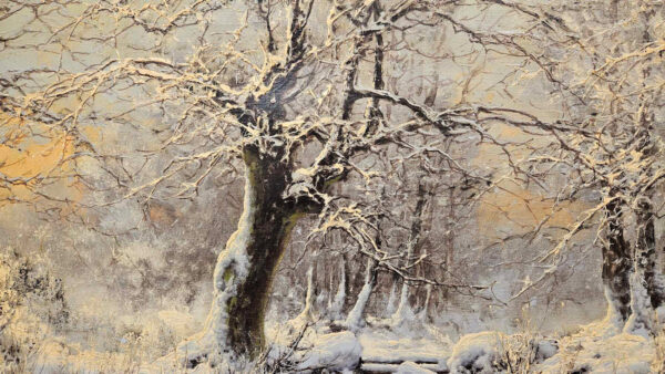 Laszlo Neogrady (1896 - 1962),"Paisaje Nevado", (Snowy Landscape) Oil on Canvas - Image 8