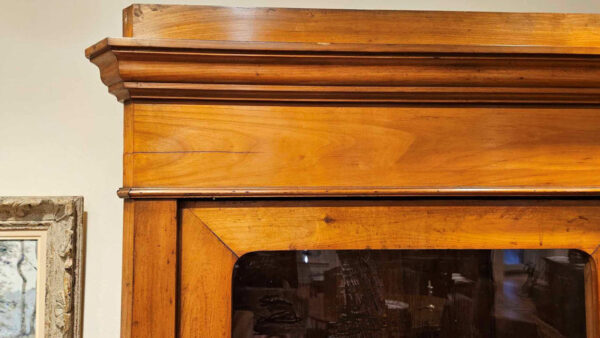 Late 19th Century Louis Philippe Cherry Bibliotheque Bookcase - Image 11