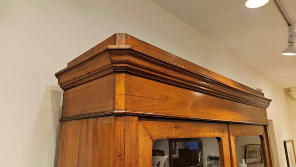 Late 19th Century Louis Philippe Cherry Bibliotheque Bookcase - Image 12
