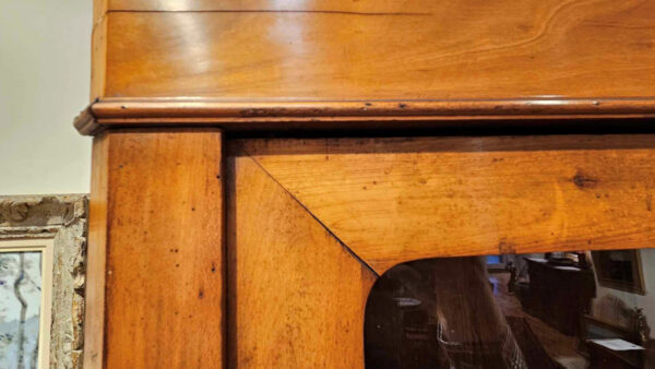 Late 19th Century Louis Philippe Cherry Bibliotheque Bookcase - Image 14