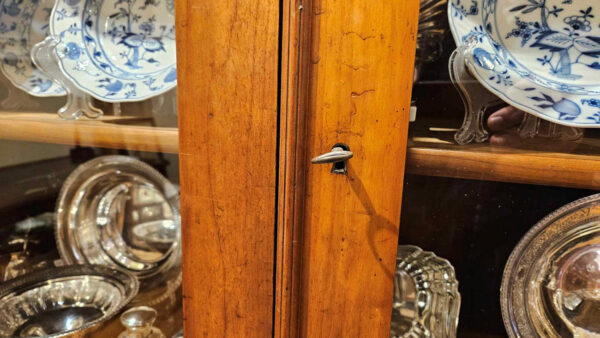 Late 19th Century Louis Philippe Cherry Bibliotheque Bookcase - Image 15