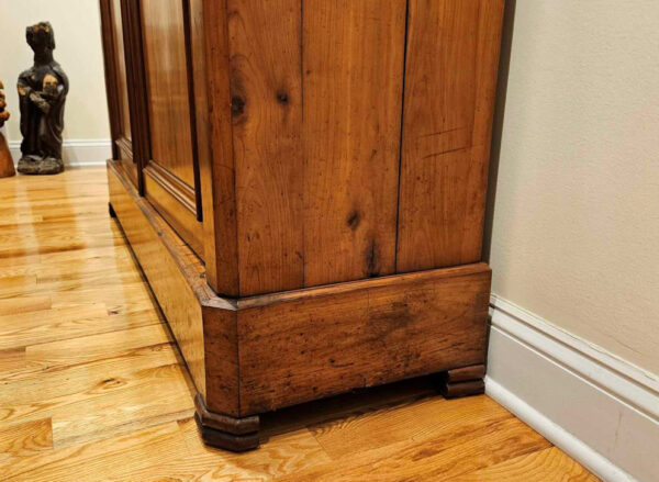 Late 19th Century Louis Philippe Cherry Bibliotheque Bookcase - Image 18