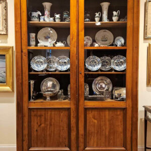 Late 19th Century Louis Philippe Cherry Bibliotheque Bookcase