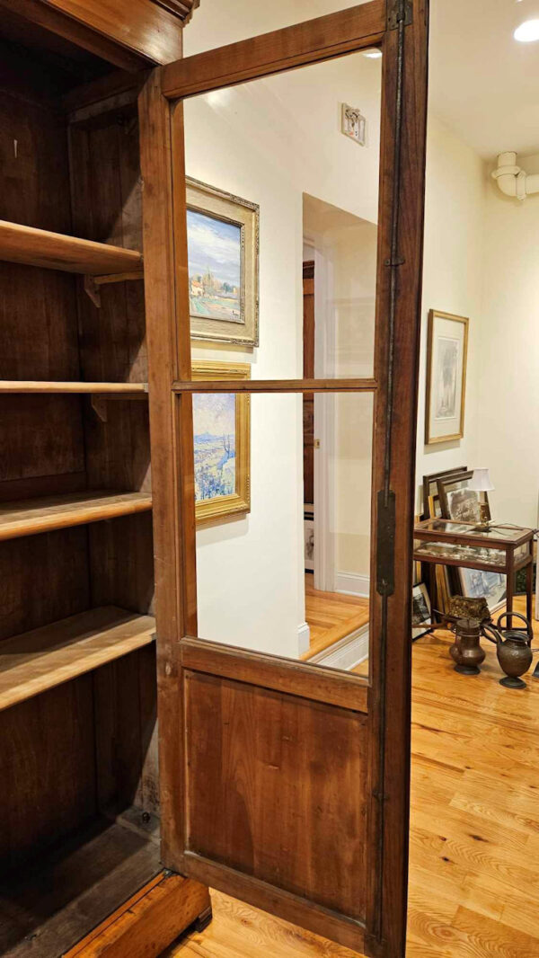 Late 19th Century Louis Philippe Cherry Bibliotheque Bookcase - Image 24