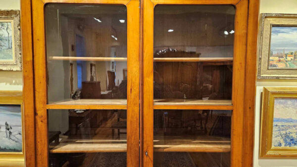 Late 19th Century Louis Philippe Cherry Bibliotheque Bookcase - Image 7