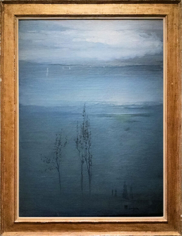 "Evening North Serra" [sic] (a.k.a. "Evening North Sierra [sic]", "Evening North Shore" (Long Island) by Leon Dabo - Image 2