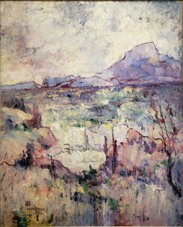 "Landscape, Provence" by Leon Dabo, NA(1864-1960)