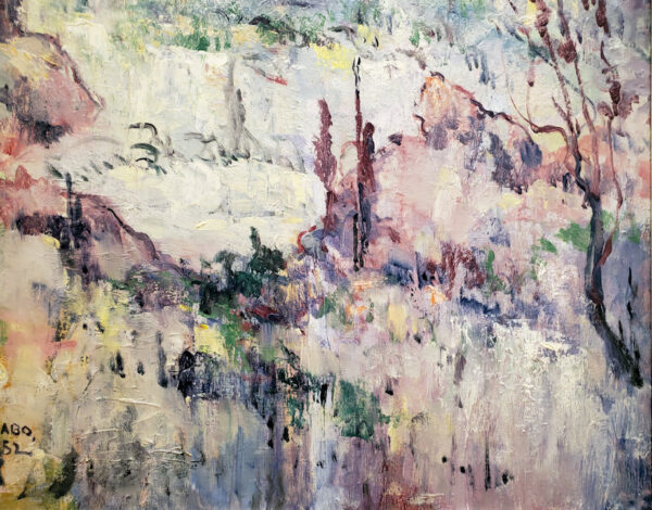 "Landscape, Provence" by Leon Dabo, NA(1864-1960) - Image 8