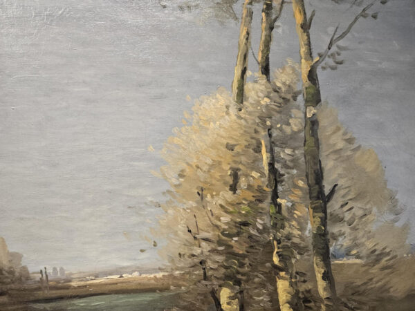 Leon Dabo (1864-1960) “Evening on the Marne, 1917” Oil on Canvas - Image 20