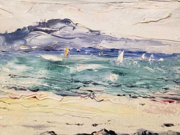 Leon Dabo, NA (1864-1960) "Fishing Boat: Saint Tropez, No. 14" - Image 9