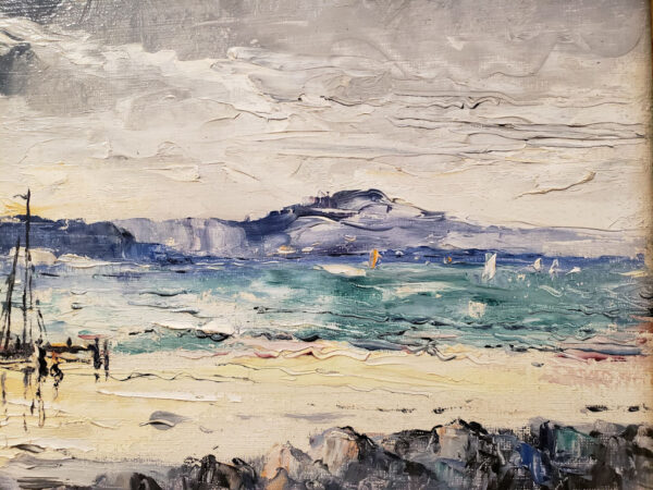 Leon Dabo, NA (1864-1960) "Fishing Boat: Saint Tropez, No. 14" - Image 10