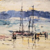 Leon Dabo, NA (1864-1960) "Fishing Boat: Saint Tropez, No. 14" SOLD - Image 16