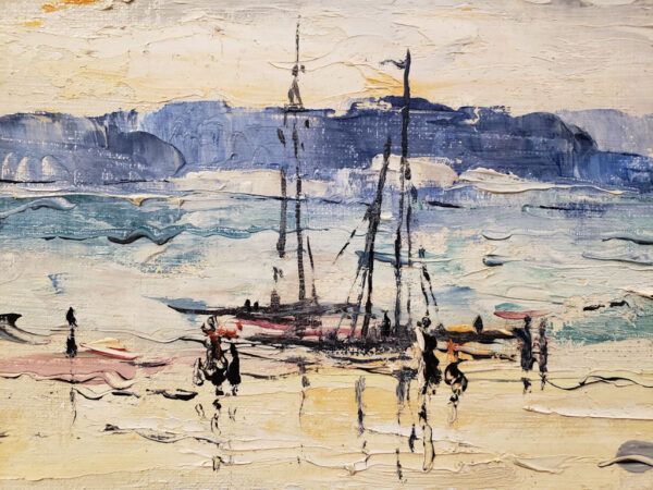 Leon Dabo, NA (1864-1960) "Fishing Boat: Saint Tropez, No. 14" - Image 16