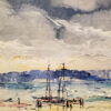 Leon Dabo, NA (1864-1960) "Fishing Boat: Saint Tropez, No. 14" SOLD