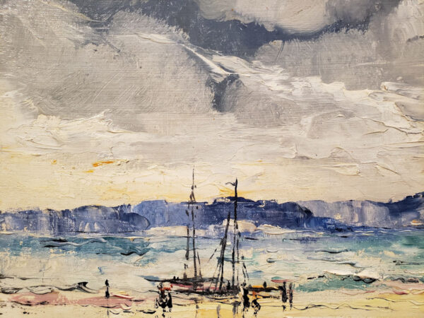 Leon Dabo, NA (1864-1960) "Fishing Boat: Saint Tropez, No. 14"
